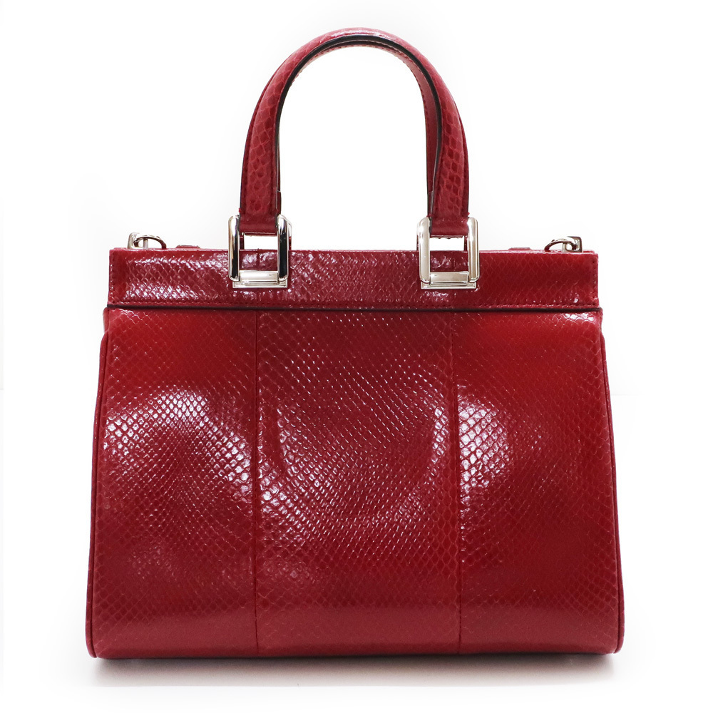 Gucci Zumi Small 2way Bag Python Red - image 5